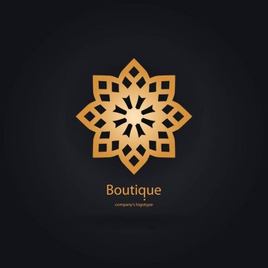  Bir çiçek şeklinde logo 