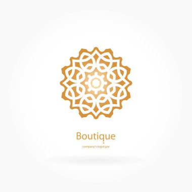  Bir çiçek şeklinde logo 