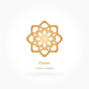  Bir çiçek şeklinde logo 