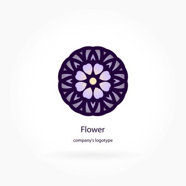 Vintage güzel dairesel logo