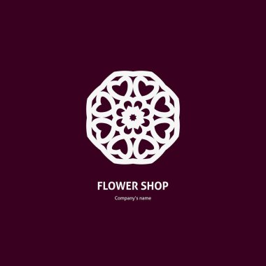 Vintage güzel dairesel logo