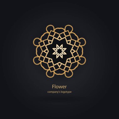  Bir çiçek şeklinde logo 