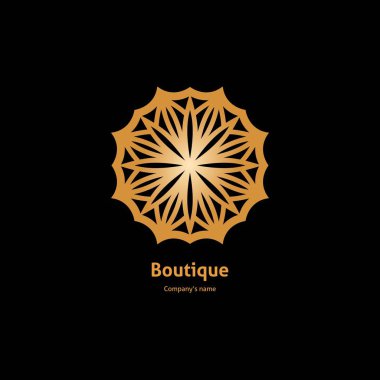  Bir çiçek şeklinde logo 