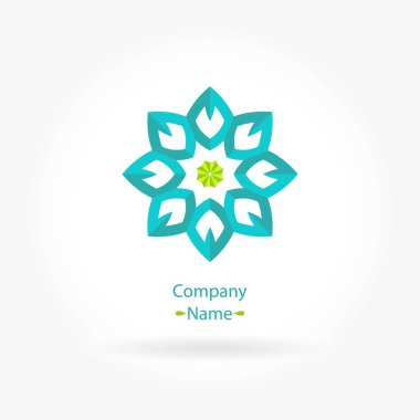 Vintage güzel dairesel logo