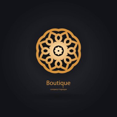  Bir çiçek şeklinde logo 