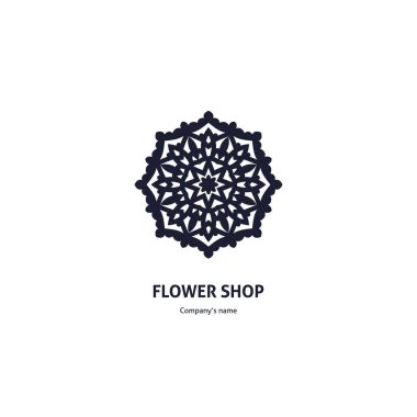 Vintage güzel dairesel logo