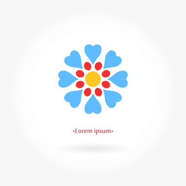 Vintage güzel dairesel logo