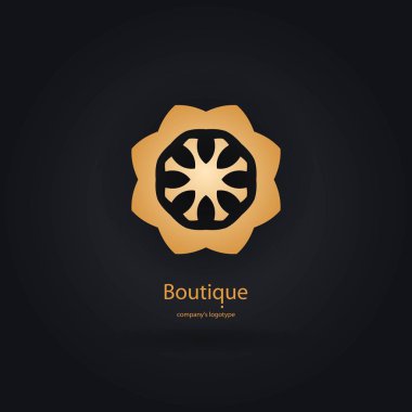  Bir çiçek şeklinde logo 