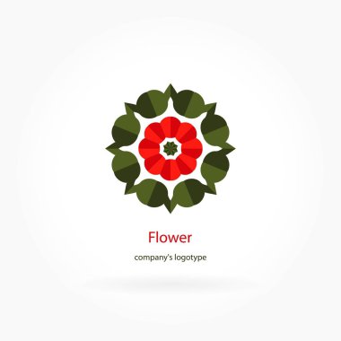 Vintage güzel dairesel logo