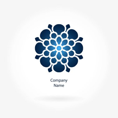 Vintage güzel dairesel logo