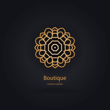  Bir çiçek şeklinde logo 