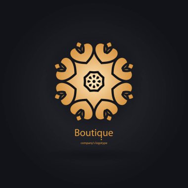  Bir çiçek şeklinde logo 