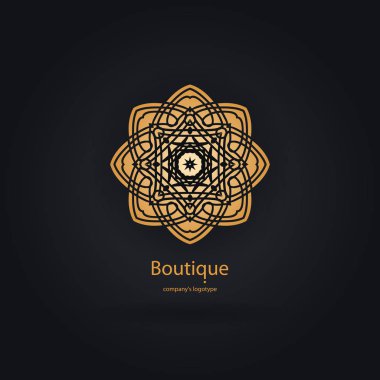  Bir çiçek şeklinde logo 