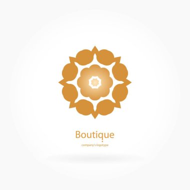  Bir çiçek şeklinde logo 