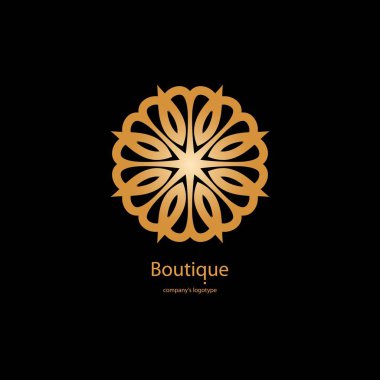  Bir çiçek şeklinde logo 