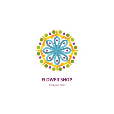 Vintage güzel dairesel logo