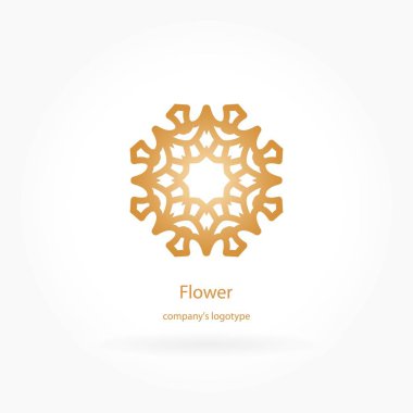  Bir çiçek şeklinde logo 