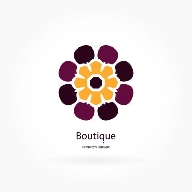 Vintage güzel dairesel logo