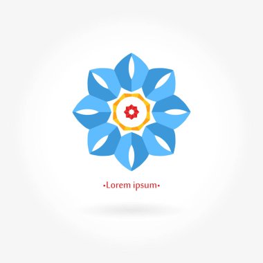 Vintage güzel dairesel logo