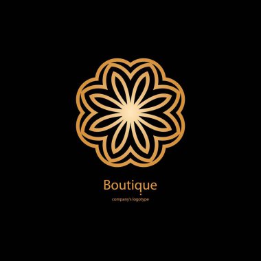  Bir çiçek şeklinde logo 