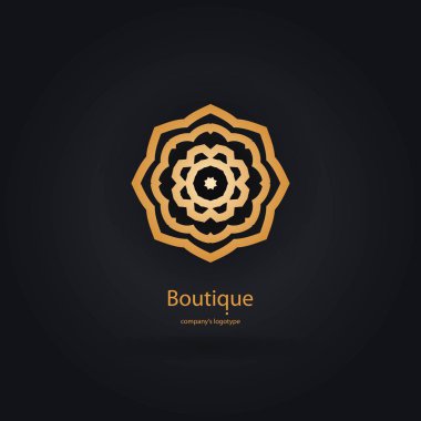  Bir çiçek şeklinde logo 