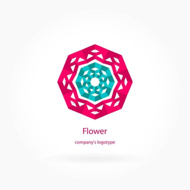 Vintage güzel dairesel logo