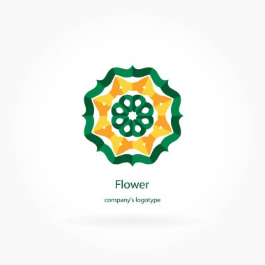 Vintage güzel dairesel logo