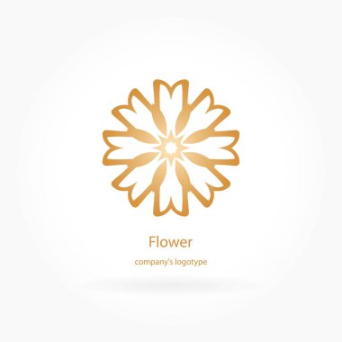  Bir çiçek şeklinde logo 