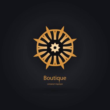  Bir çiçek şeklinde logo 