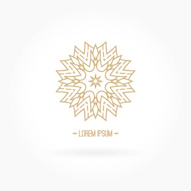  Bir çiçek şeklinde logo 