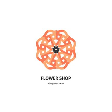 Vintage güzel dairesel logo