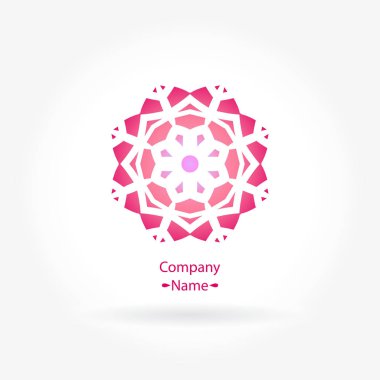 Vintage güzel dairesel logo