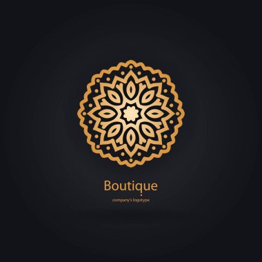  Bir çiçek şeklinde logo 