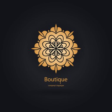  Bir çiçek şeklinde logo 