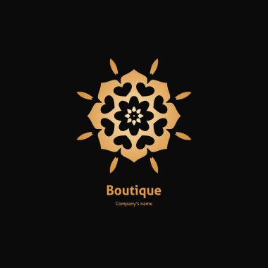  Bir çiçek şeklinde logo 