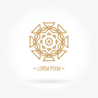  Bir çiçek şeklinde logo 