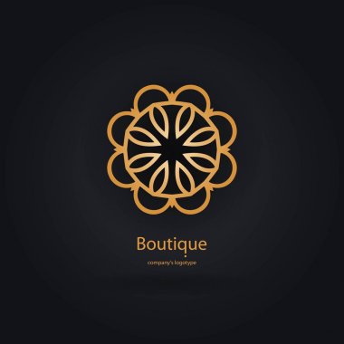  Bir çiçek şeklinde logo 