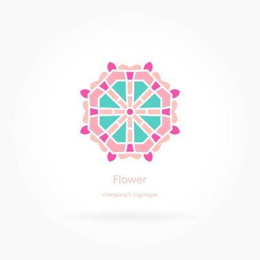 Vintage güzel dairesel logo