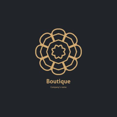  Bir çiçek şeklinde logo 