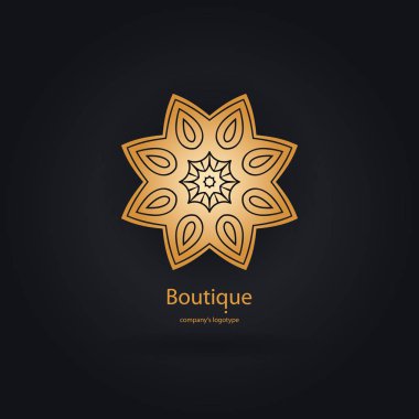  Bir çiçek şeklinde logo 