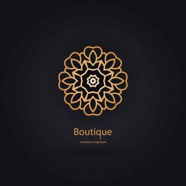  Bir çiçek şeklinde logo 