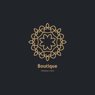  Bir çiçek şeklinde logo 