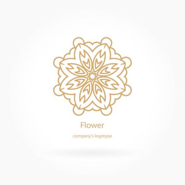  Bir çiçek şeklinde logo 