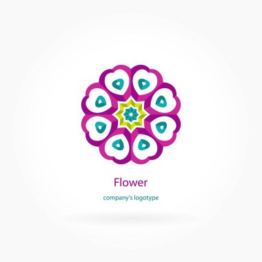 Vintage güzel dairesel logo