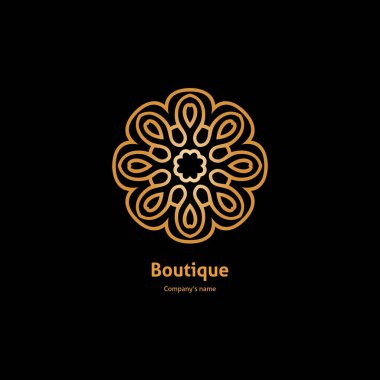  Bir çiçek şeklinde logo 