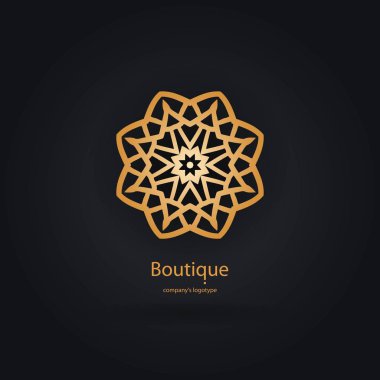  Bir çiçek şeklinde logo 