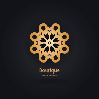  Bir çiçek şeklinde logo 