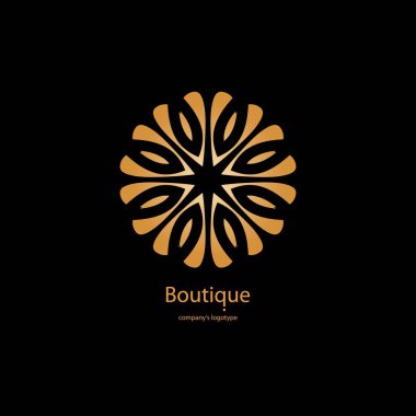  Bir çiçek şeklinde logo 