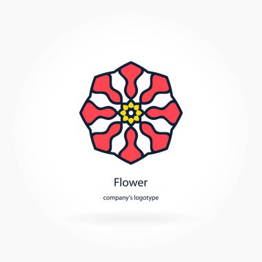 Vintage güzel dairesel logo