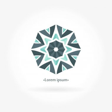 Vintage güzel dairesel logo